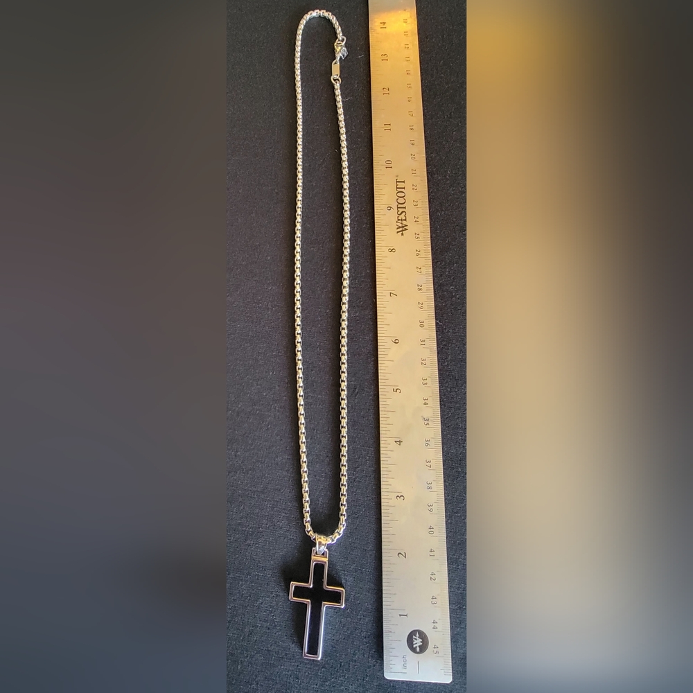 Gestalt Cross Pentent and Neclace